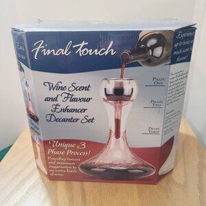 Final Touch Wine Scent and Flavour Decanter Set